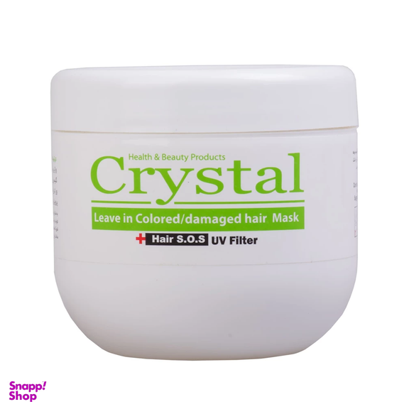 ماسک مو آسیب دیده کریستال (Crystal) مدل Colored & Damaged حجم 500 میلی لیتر