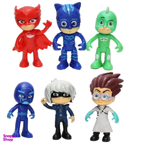 اکشن فیگور مدل پی جی مسکز طرح شب نقاب مجموعه 6 عددی