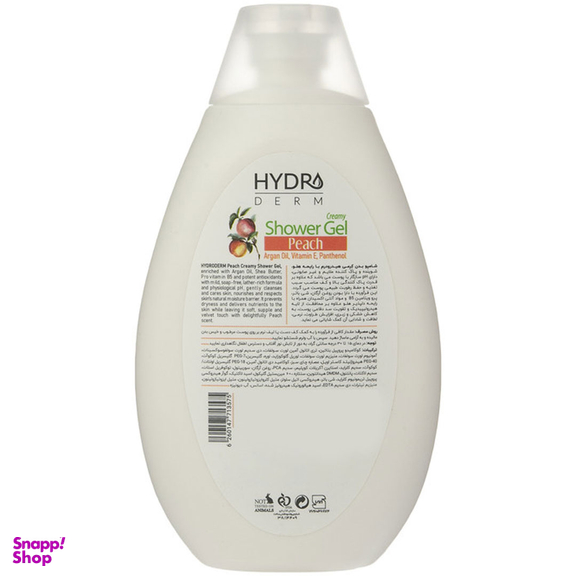 شامپو بدن هیدرودرم (Hydroderm) مدل Peach وزن 500 گرم