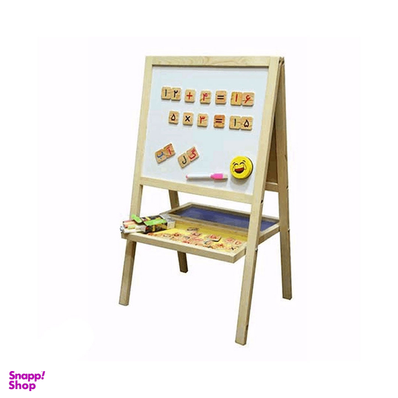 تخته تاشو دو طرفه مایسا سایز بزرگ به همراه حروف مگنتی و گچ رنگی