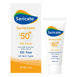 کرم ضد آفتاب بی رنگ سیلک تاچ سری کیت Spf50 حجم 40 میلی لیتر