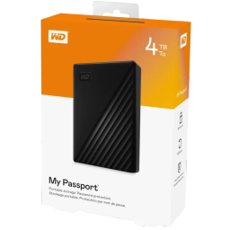 هارد دیسک اکسترنال وسترن دیجیتال مدل Western Digital My Passport ظرفیت 4 ترابایت
