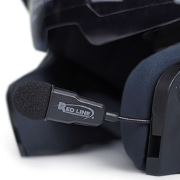 کلاه کاسکت بلوتوث دار ردلاین مدل +939 رنگ مشکی آبی