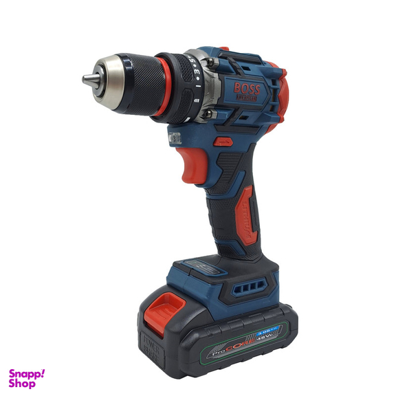 دریل پیچ گوشتی شارژی براشلس صنعتی باس مدل 48VF مجموعه 29 عددی