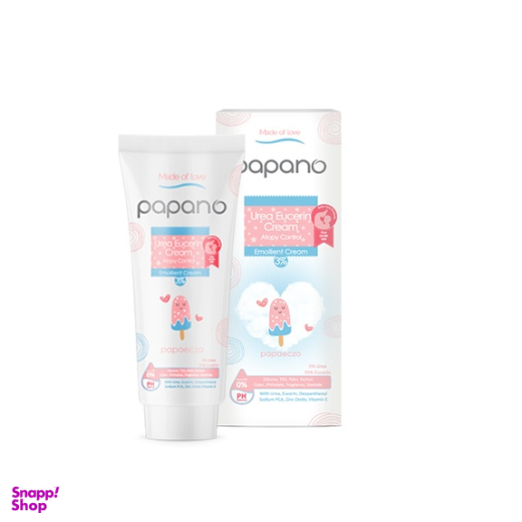 کرم نرم کننده کودک پاپانو مدل اوسرین و اوره 3% حجم 75 میلی لیتر