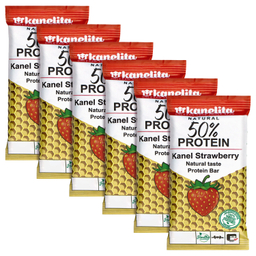 پروتئین بار گیاهی کنل توت فرنگی کنلیتا وزن 45 گرم بسته 6 عددی