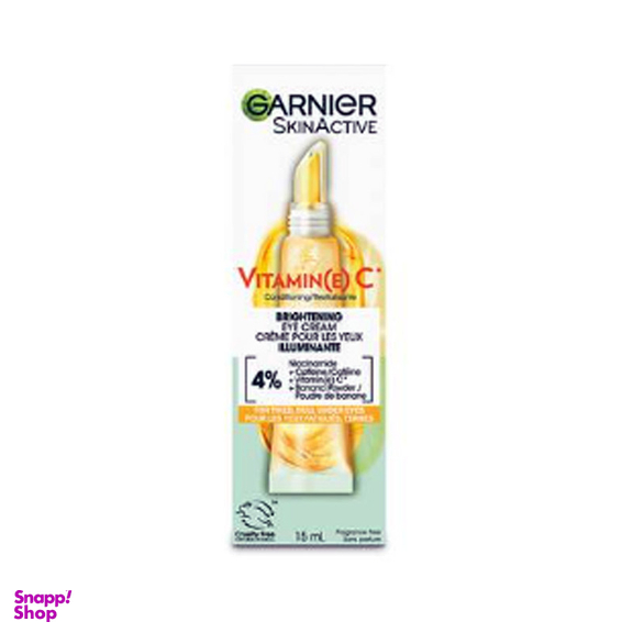 کرم دور چشم گارنیه مدل Brightening Vitamin C حجم 15 میلی لیتر