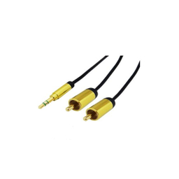 تبدیل صدا 3.5mm استریو به دو فیش RCA فرانت (Faranet) مدل FN A2C15 طول 1.5
