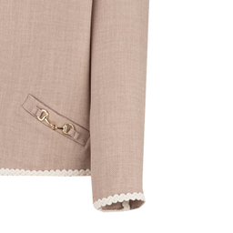 ست کت و دامن زنانه السانا مدل ضحا کد 219607 رنگ شکلاتی