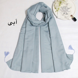 شال زنانه آنالیا مدل نخی ساده منگوله دار کد a-9610