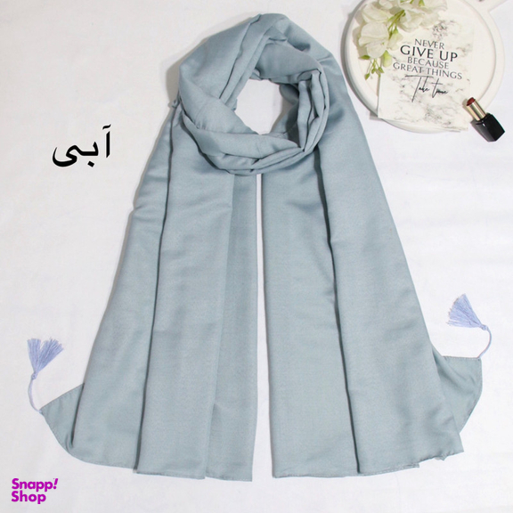 شال زنانه آنالیا مدل نخی ساده منگوله دار کد a-9610