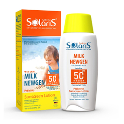 ضد آفتاب واتر ژل کودکان آردن سولاریس مدل Milk Newgen SPF 50 بی رنگ حجم 100 میلی لیتر