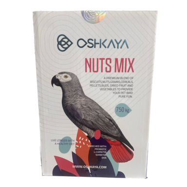 غذا خشک آجیلی کاسکو و طوطی اوشکایا مدل Nuts Mix