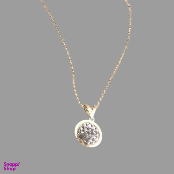 گردنبند طلا 18 عیار زنانه اپال گلد مدل سواروسکی نقره ای کد sh0271