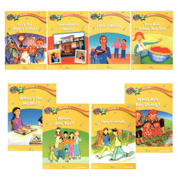 کتاب lets go readers 2 اثر جمعی از نویسندگان انتشارات آکسفورد مجموعه 8 جلدی