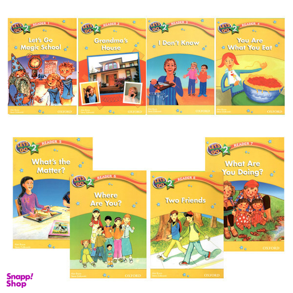 کتاب lets go readers 2 اثر جمعی از نویسندگان انتشارات آکسفورد مجموعه 8 جلدی