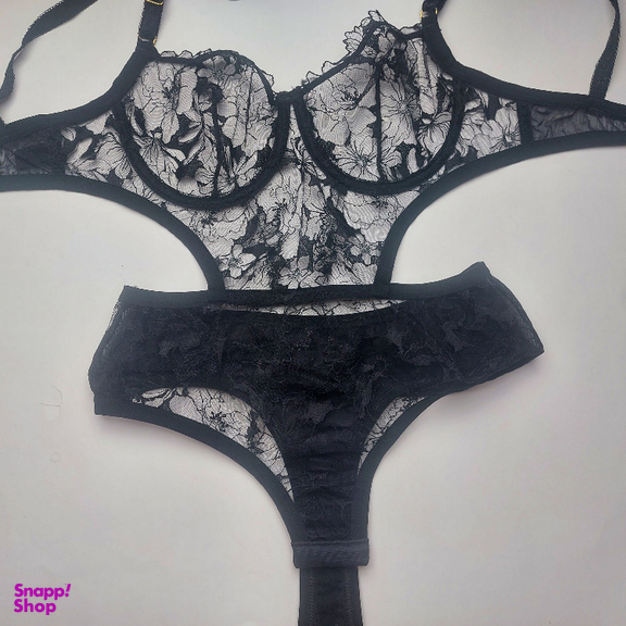 بادی زنانه نوشه پوش کد 90001 رنگ مشکی