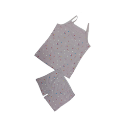 رکابی و شورت دخترانه مدل بندی کد 55002