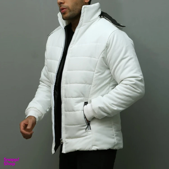 کاپشن مردانه مدل GD-s-17288097 رنگ سفید