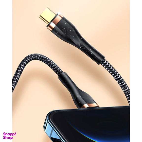 کابل فست شارژ Type-C به لایتنینگ یوسمز مدل US-SJ489 U64 20W PD Fast Cable طول 1.2 متر