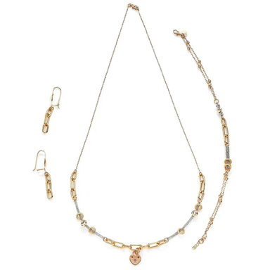 ست طلا 18 عیار زنانه میلی گالری مدل نایس کد MT588