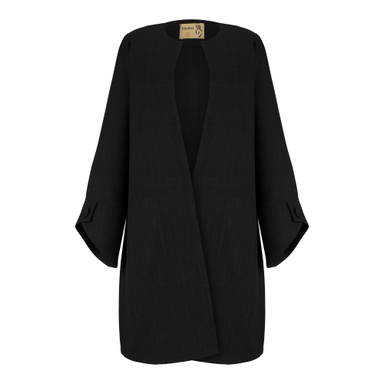 مانتو مدل ماجده کد 180201 رنگ مشکی