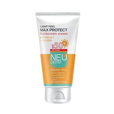 کرم ضد آفتاب نئودرم مدل Max Protect مناسب پوست چرب تا مختلط حجم 50 میلی لیتر