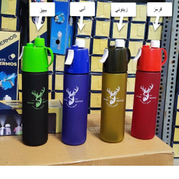 قمقمه دوچرخه مدل اسپری دار گنجایش 0.6 لیتر