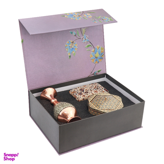 ست هدیه مسی مدل مهتاب کد08