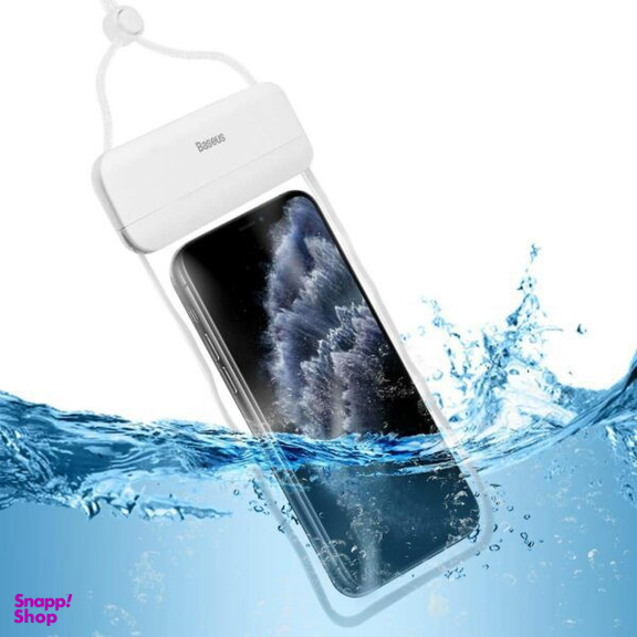 کیف ضد آب باسئوس مدل ACFSD-D02-ACFSD-DG1 مناسب برای گوشی موبایل تا سایز 7.2 اینچ به هراه بند