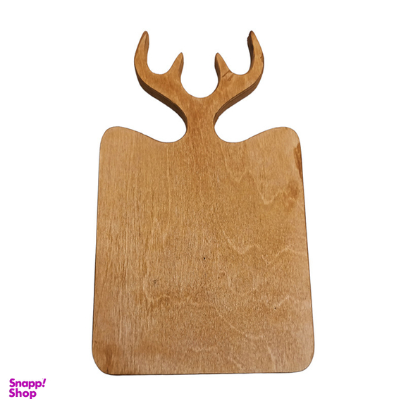 تخته سرو مدل چوبی طرح گوزن مجموعه 3 عددی