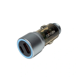 شارژر فندکی 2 پورت اکسیژن مدل AC03 توان 38 وات