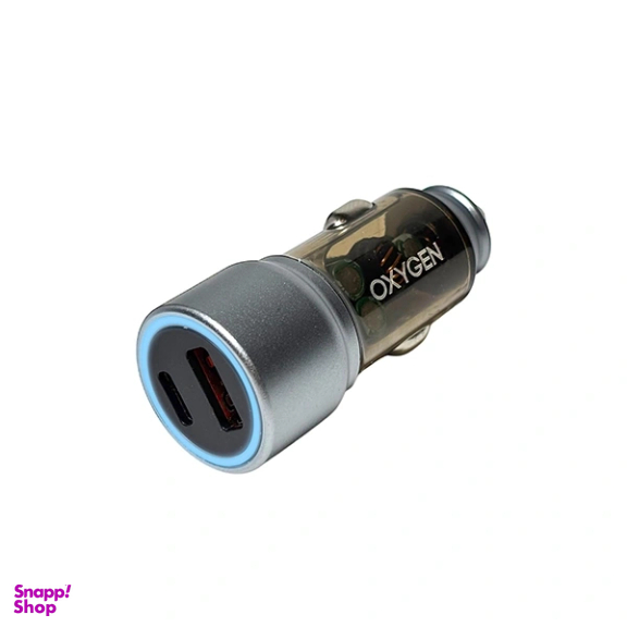 شارژر فندکی 2 پورت اکسیژن مدل AC03 توان 38 وات