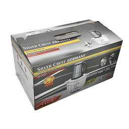 خرد کن سیلور کرست سه کلید مخزن شیشه ای با طرح لاله