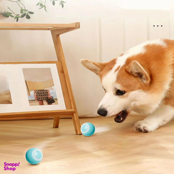 اسباب بازی شارژی سگ و گربه مدل توپ غلطان اتوماتیک