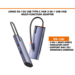 هاب 5 پورت Type-C الدینیو مدل DS-15U