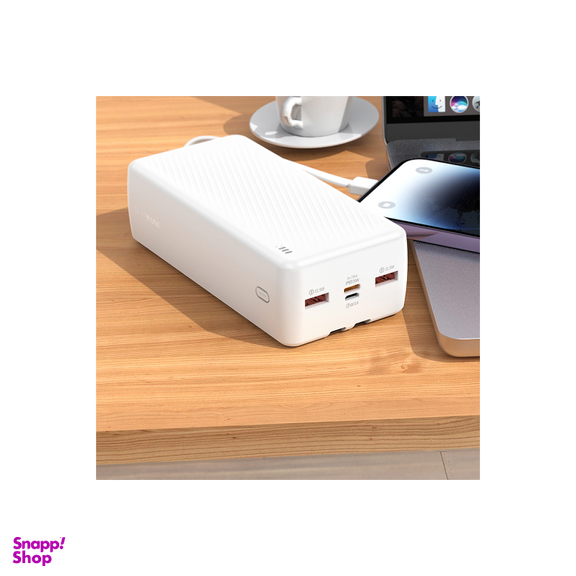 پاوربانک فست شارژ 22.5 وات بروفون مدل BJ57B ظرفیت 30000 میلی آمپر ساعت