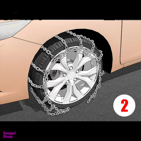 زنجیر چرخ مدل SNOW PRO مناسب برای تارا بسته دو عددی