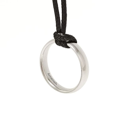 گردنبند لیردا مدل حلقه اسم آمنه کد AR 0042