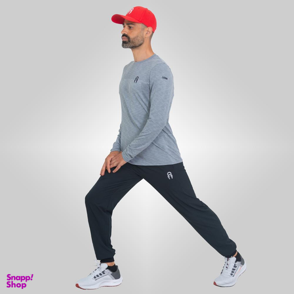 تیشرت ورزشی مردانه لاریمو مدل پرفورمنس کد ۲۲ رنگ طوسی