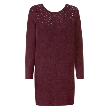 پیراهن زنانه اسمارا کد ESMD01 رنگ زرشکی