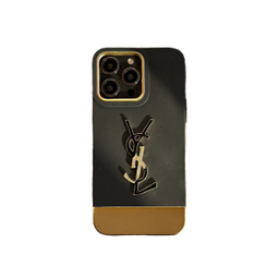 قاب گوشی موبایل مدل GOLD YSL کد Mc14 مناسب اپل iPhone 12 Pro به همراه آویز
