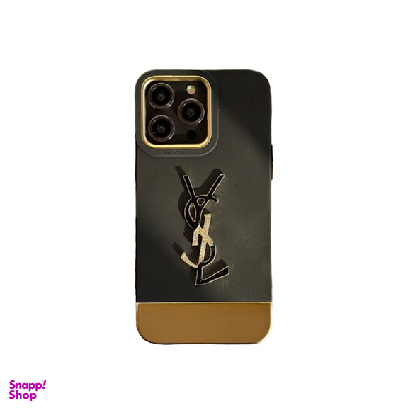 قاب گوشی موبایل مدل GOLD YSL کد Mc14 مناسب اپل iPhone 12 Pro به همراه آویز