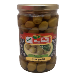 کنسرو زیتون سبز درجه یک انتخاب وزن 670 گرم