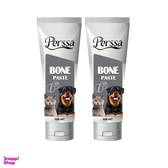 خمیر تقویت استخوان سگ و گربه پرسا مدل Bone وزن 100 گرم بسته 2 عددی