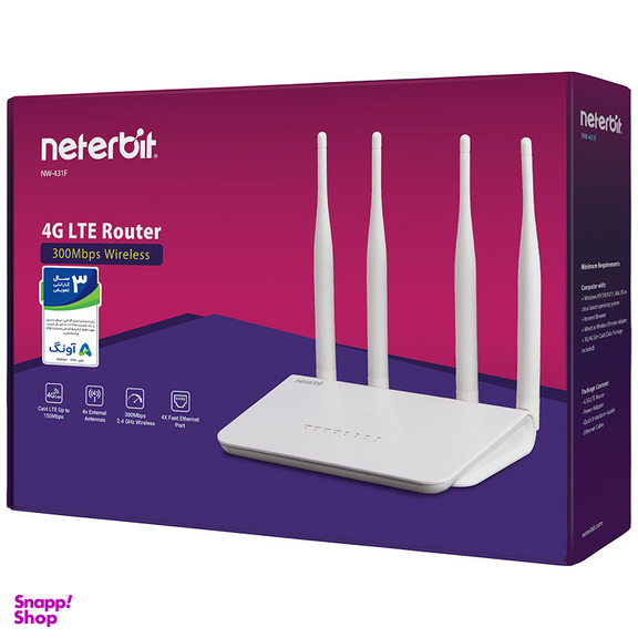 مودم 4G LTE نتربیت مدل NW-431F