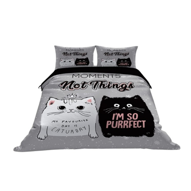 سرویس خواب مدل گربه یک نفره 4 تکه کد R7998