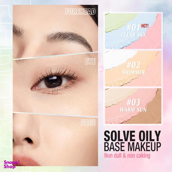 پودر فیکس سه رنگ او تو او شماره 01 clear sky