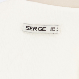 بلوز آستین کوتاه زنانه سرژه مدل 204592 رنگ سفید