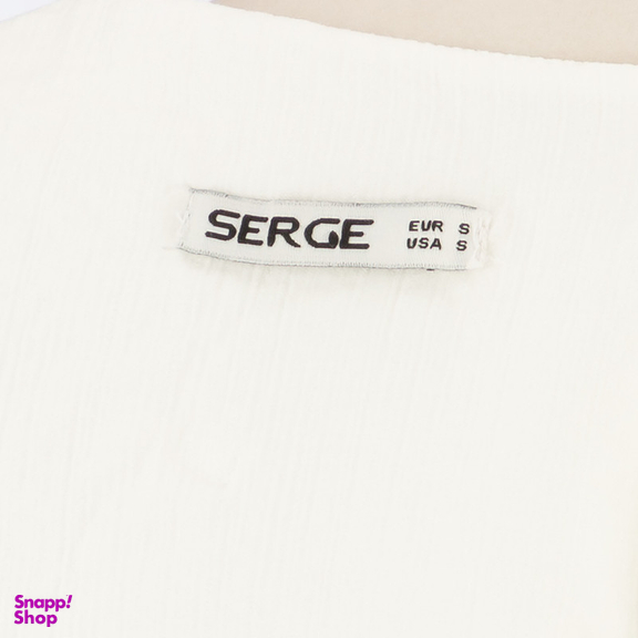 بلوز آستین کوتاه زنانه سرژه مدل 204592 رنگ سفید